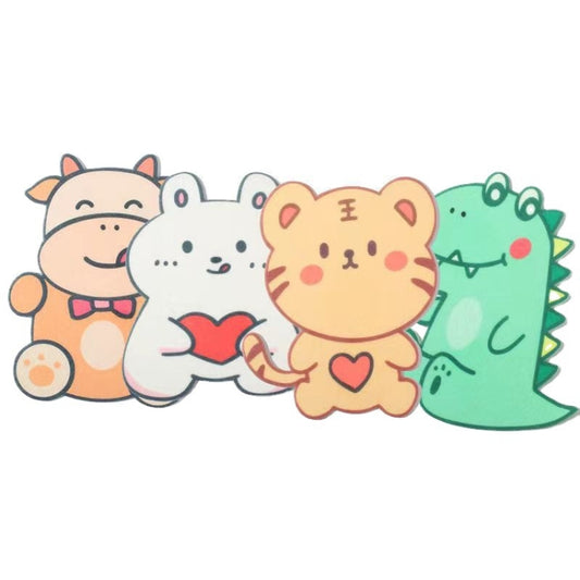 4pcs Bathroom Toilet Deodorant Stickers Felt Cute Cartoon Aromatherapy Decorative Wall Stickers, Size: 22x18cm(Tiger) by bashfashion