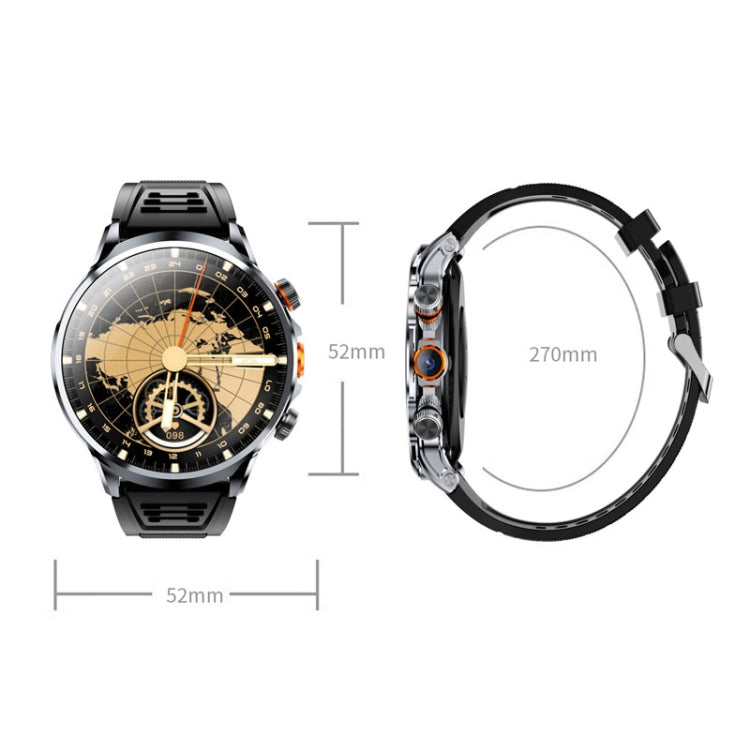 H18 Ultra-Thin Round Ball Screen 1.95 Inch Plug-In Phone Smart Watch 32G(Black) by bashfashion