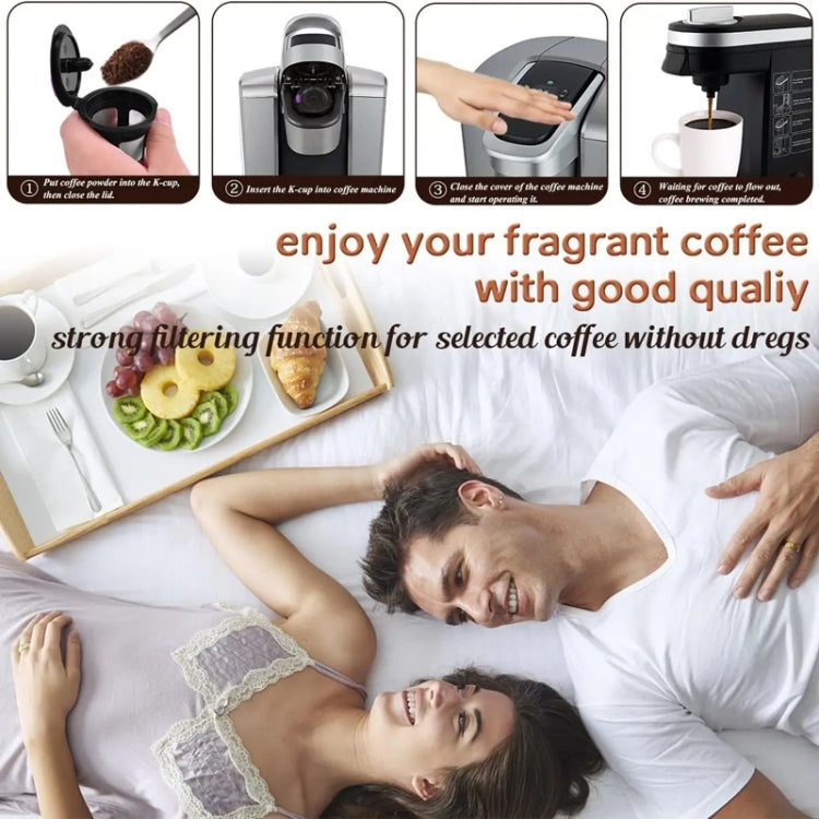 For Keurig Coffee Maker Reusable Mesh Coffee Filter(Purple) by bashfashion