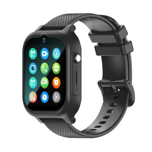 K26H 4G Kids Phone Watch With 1.83-inch Touch Screen Front Camera SOS GPS Location(Black) by bashfashion
