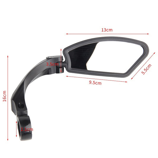 Bicycle Stainless Steel Mirror Foldable Rotating Rearview Mirror, Model: 037 Single Right by bashfashion