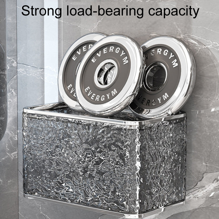 Bathroom No-Punch Tissue Organizer Household Wall Mounted Tissue Box, Color: Transparent Single Layer by bashfashion