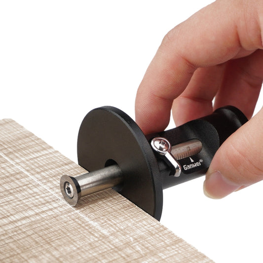 Ganwei European Scriber Simple Marking Gauge Ruler Parallel Line Drawing Woodworking Tool(Rolling Blade) by Ganwei