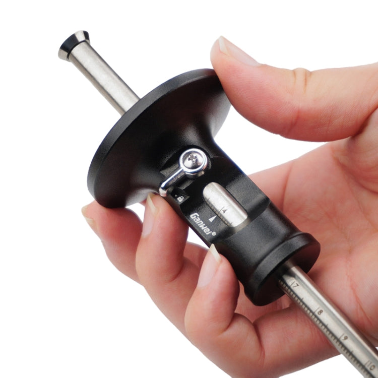 Ganwei European Scriber Simple Marking Gauge Ruler Parallel Line Drawing Woodworking Tool(Rolling Blade) by Ganwei