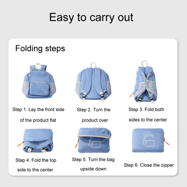 Lightweight Sports Mountaineering Bag Portable Folding Double Shoulder Backpack(Pink) by bashfashion