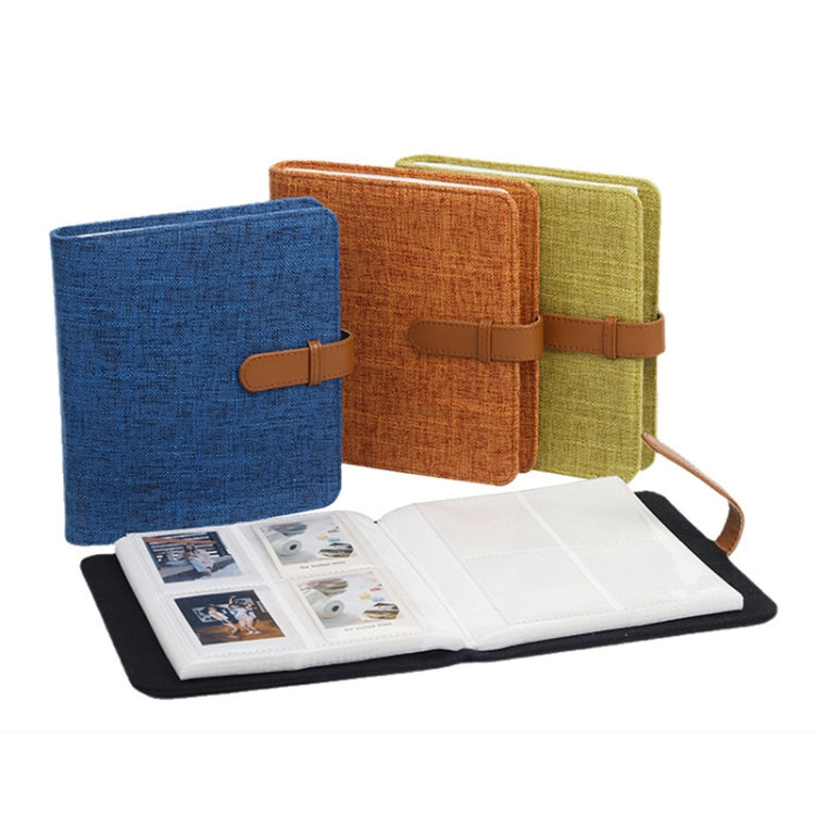 3 inch 288-photo Cotton Linen Album(Orange) by bashfashion