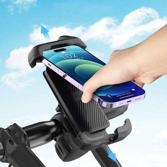 YYS-610 Upper And Lower Linkage Motorcycle Mountain Bike Riding Navigation Bracket by bashfashion