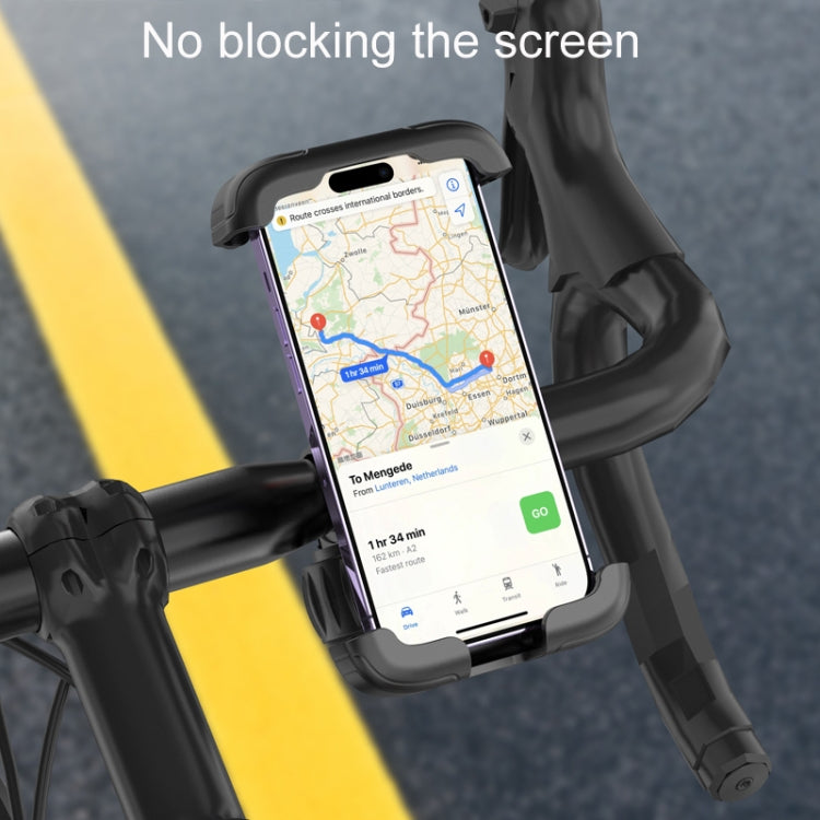 YYS-610 Upper And Lower Linkage Motorcycle Mountain Bike Riding Navigation Bracket by bashfashion