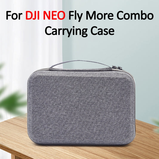 For DJI Neo Fly More Combo Carrying Case Handbag Protective Box(Gray + Black Inner) by bashfashion
