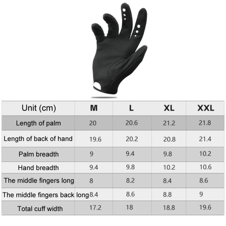 WEST BIKING Cycling Anti-slip Breathable Touch Screen Gloves, Size: XXL(Black) by WEST BIKING