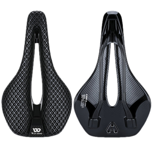 WEST BIKING Road Bicycle Carbon Fiber Ultralight Breathable Seat(Black) by WEST BIKING
