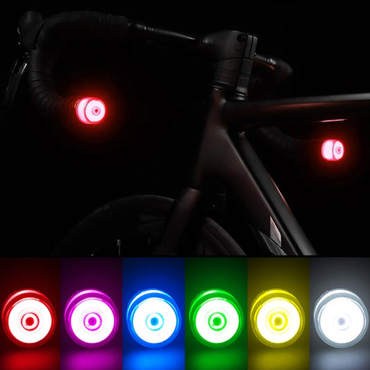 ESLNF Bike Handlebar Light LED Bicycle Turn Signal Cycling Light Waterproof Safety Warning Indicator Lamp, Style: Normal by ESLNF