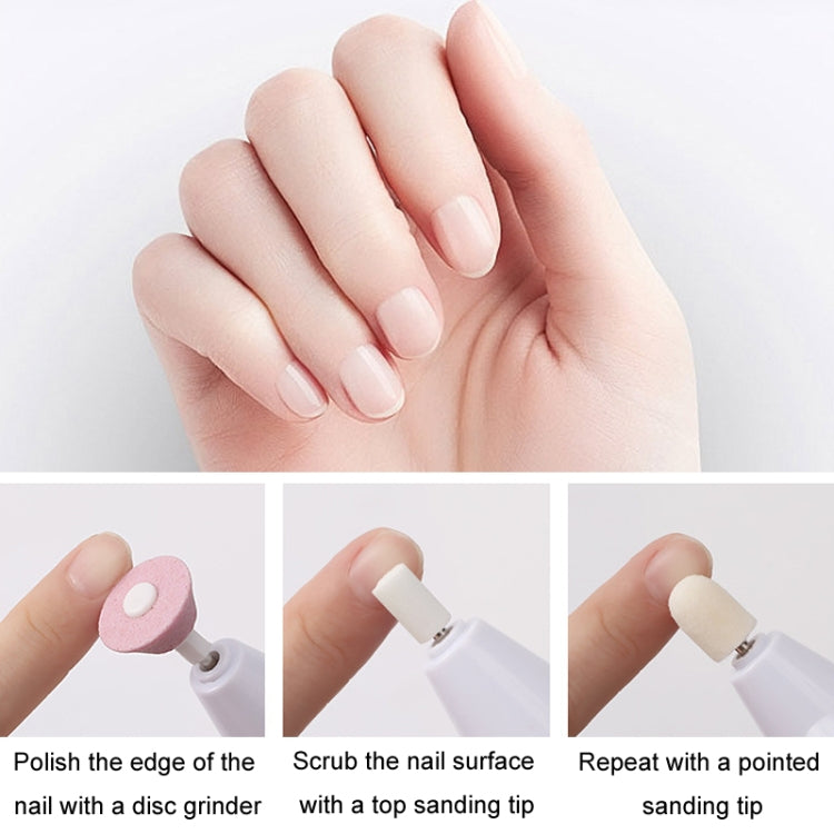 A138-2 Manicure Grinding Heads Set Nail Polishers Accessories Nail Tools by bashfashion