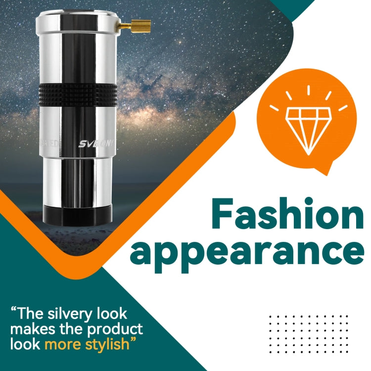 SVBONY SV137 1.25 inch 3X Magnifier Non-M42 Screw Version Without T-Port by SVBONY