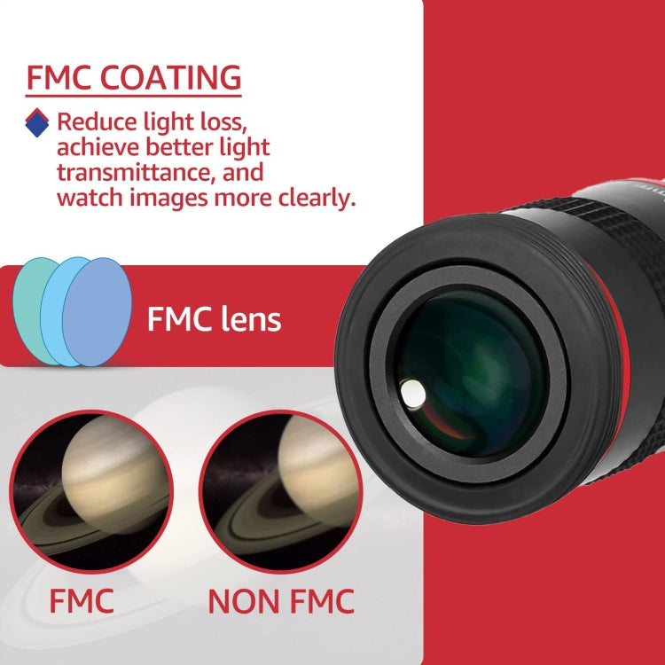 SVBONY F9152A 1.25 inch Ultra Wide Angle 68 Degree 6mm Astronomical Telescope Eyepiece by SVBONY