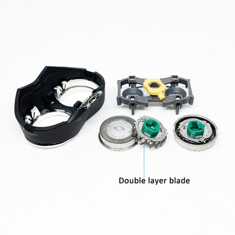 HQ64 Shaver Replacement Head for Philips HQ6070 / HQ6071 / HQ6073 / HQ6095 / HQ6090(Black) by bashfashion