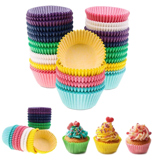 100pcs /Box Baking Utensils Cake Paper Cups Muffins Paper Cupcake Wrappers Oil-proof Chocolate Cake Tray(Coffee) by bashfashion