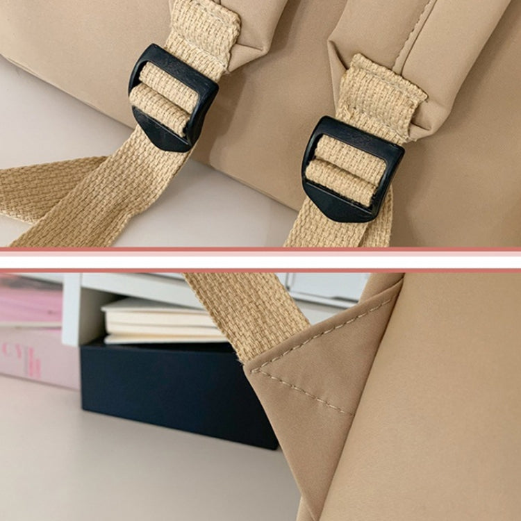 Cute Students Large Capacity Versatile Backpack Niche Shopping Daypack(White) by bashfashion