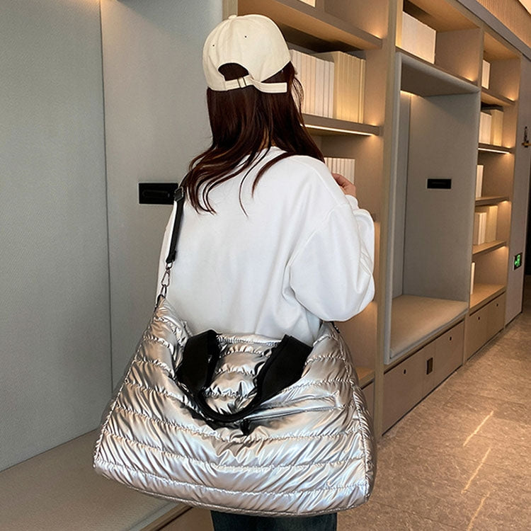 Large Capacity Short-distance Travel Bag Swimming Training Sports Fitness Handbag(Lake Blue) by bashfashion