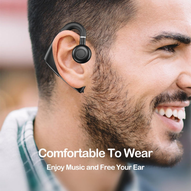 M-W8 Bone Conduction Digital On-Ear Single Ear Bluetooth Earphone(Green) by bashfashion