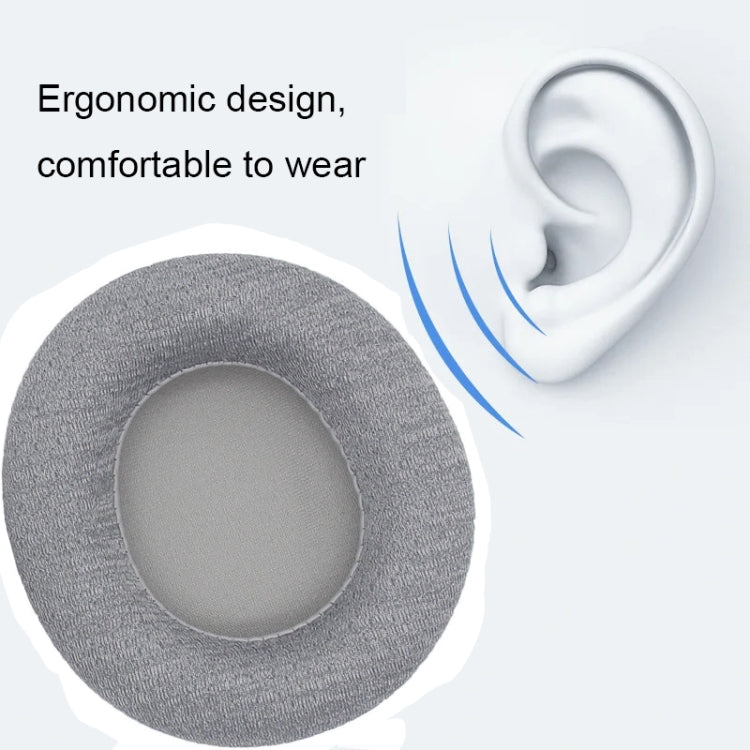 1pair For SteelSeries Arctis Nova 3 / 5 / 7 / Pro Wired Headphone Sponge Cover, Color: Gray Net by bashfashion
