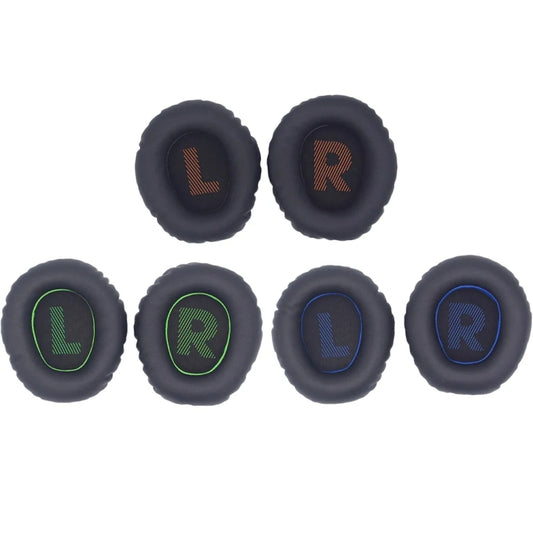 1pair For JBL Quantum 350 / 360 Headphone Leather Sponge Cover Earmuffs(Blue) by bashfashion