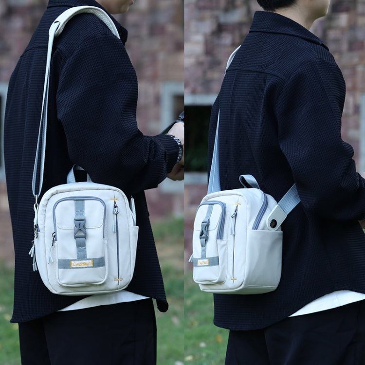 Cwatcun D155 Shoulder Casual Microslr Camera Storage Bag Lightweight Digital Photography Bag(Beige) by Cwatcun