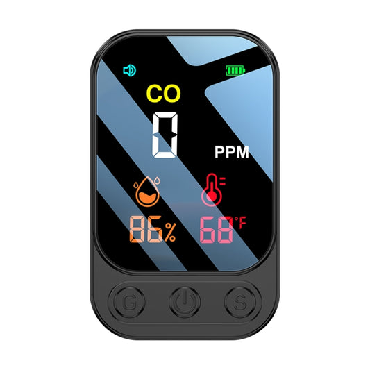 3 In 1 Multifunctional Portable Carbon Monoxide Detector(Black) by bashfashion