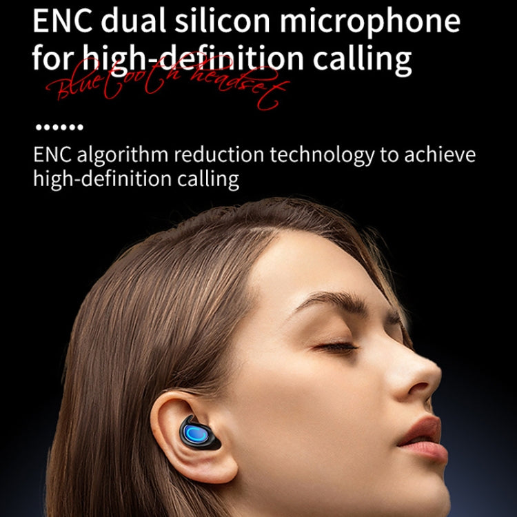 Q9 In-Ear Mini Sports Invisible Sleep Single Ear Bluetooth Earphone(White) by bashfashion