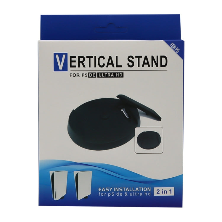 For PS5 Optical Drive Version Or Digital Version 2-in-1 Base Vertical Bracket by bashfashion