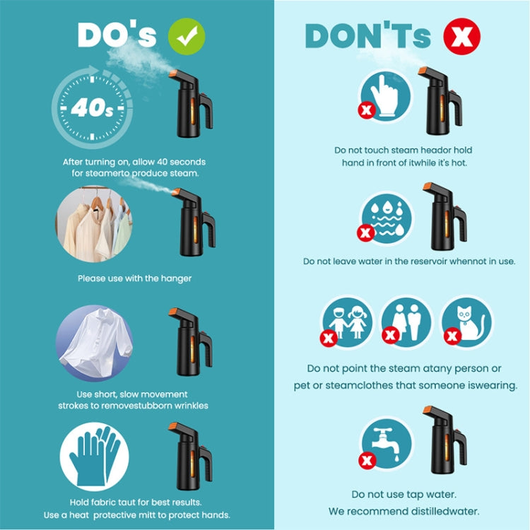 GY-168 Portable Handheld Hanging Iron Wet And Dry Dual-Use Electric Iron, Spec: US Plug by bashfashion