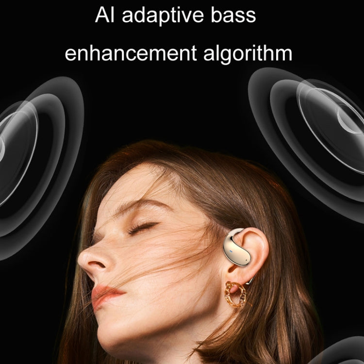 Q39 On-Ear Open Sports Wireless Digital Bluetooth Earphones, Color: Black by bashfashion