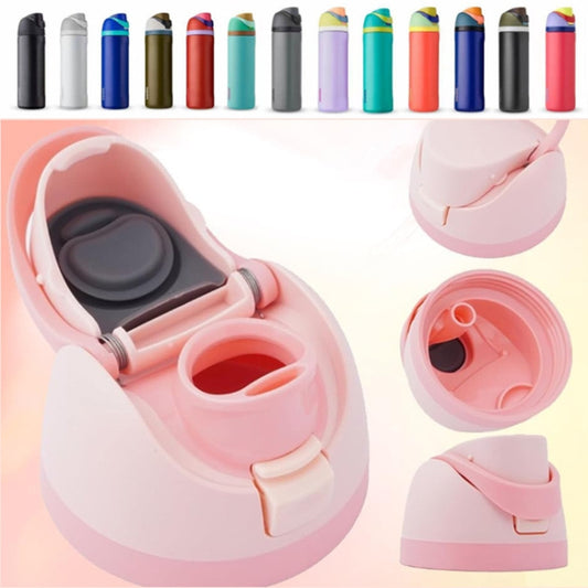 Replacement Lid for Owala Freesi Cup No Leakage One Button Open With Carry Loop(Black) by bashfashion