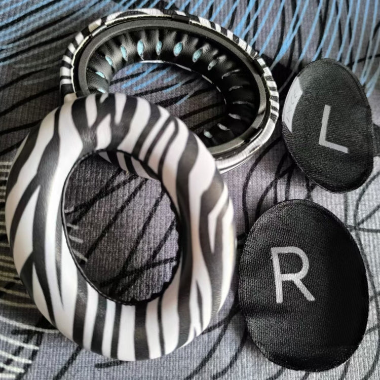 For BOSE 700 / NC700 2pcs Headphone Sponge Cover With Pad(Zebra Print) by bashfashion