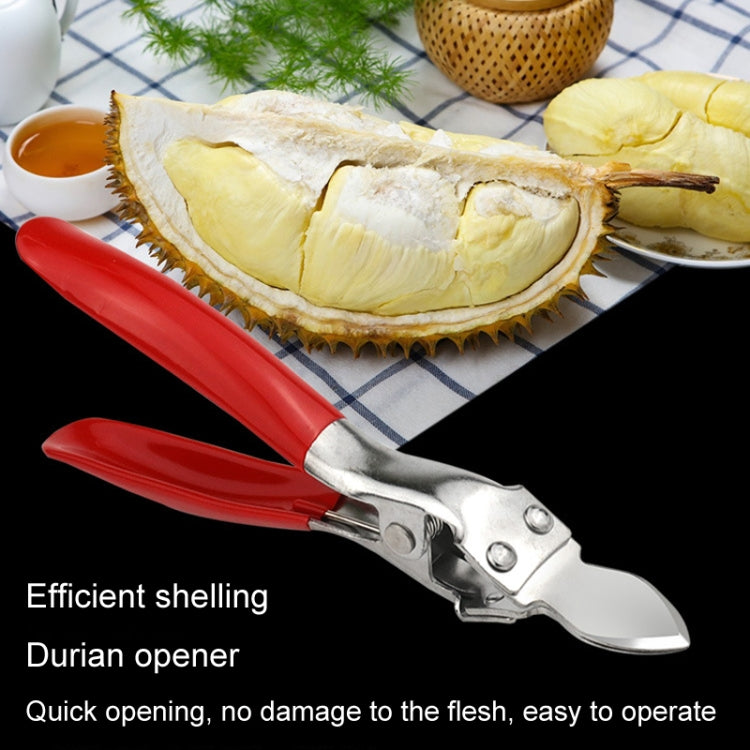 Fruit Store Open Fruit Tool Durian Shell Peeler Jackfruit Watermelon Open Plier(Red Handle) by bashfashion