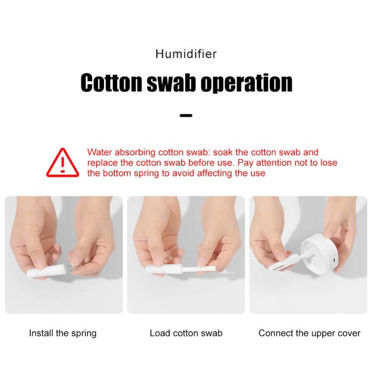 200ml Dazzling Mini USB Humidifier Desktop Car Home Air Humidifier(Pink) by bashfashion