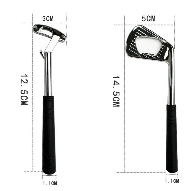 Golf Putter Shape Bottle Opener Zinc Alloy Beer Wine Can Opener, Spec: Gold A Type by bashfashion