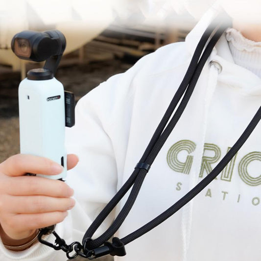 BRDRC Sport Camera Lanyard With 1/4 inch Screw Anti-Lost Crossbody Rope Accessory(Black) by BRDRC