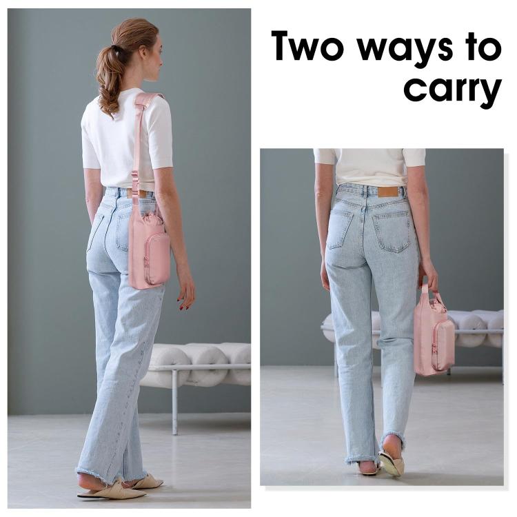 Oxford Cloth Outdoor Sports Water Bottle Cover Handheld Backpack Portable Thermos Mug Bag(Green) by bashfashion