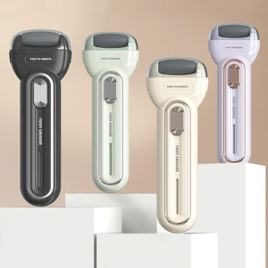 Electric Foot Grinder Dead Skin Callus Remover Foot Care Exfoliator Pedicure Device(Beige) by bashfashion