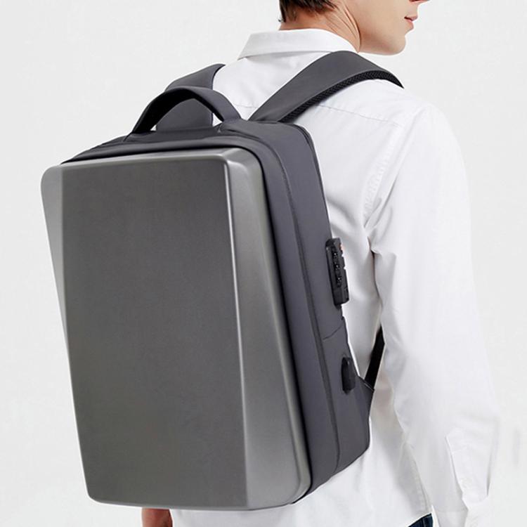 OUMANTU 966 Large-Capacity Waterproof Three-Dimensional Password Lock Laptop Backpack(Black) by OUMANTU