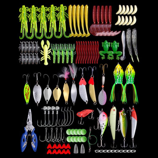 120-in-1 Outdoor Fishing Gear Bionic Bait Luya Sequin Bait Set by bashfashion