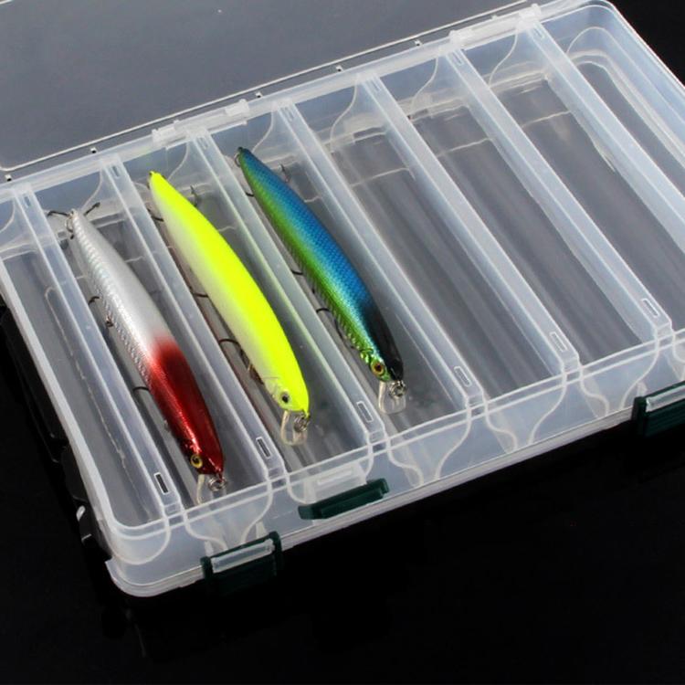 Large Capacity Double Layer Lure Storage Box Fish Hook String Hook Tool Box, Spec: 14-grids by bashfashion
