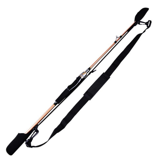 Adjustable High-elastic Fishing Rod Strap Lure Rod Strap Fishing Rod Protective Cover, Spec: 59-130cm with Straps by bashfashion