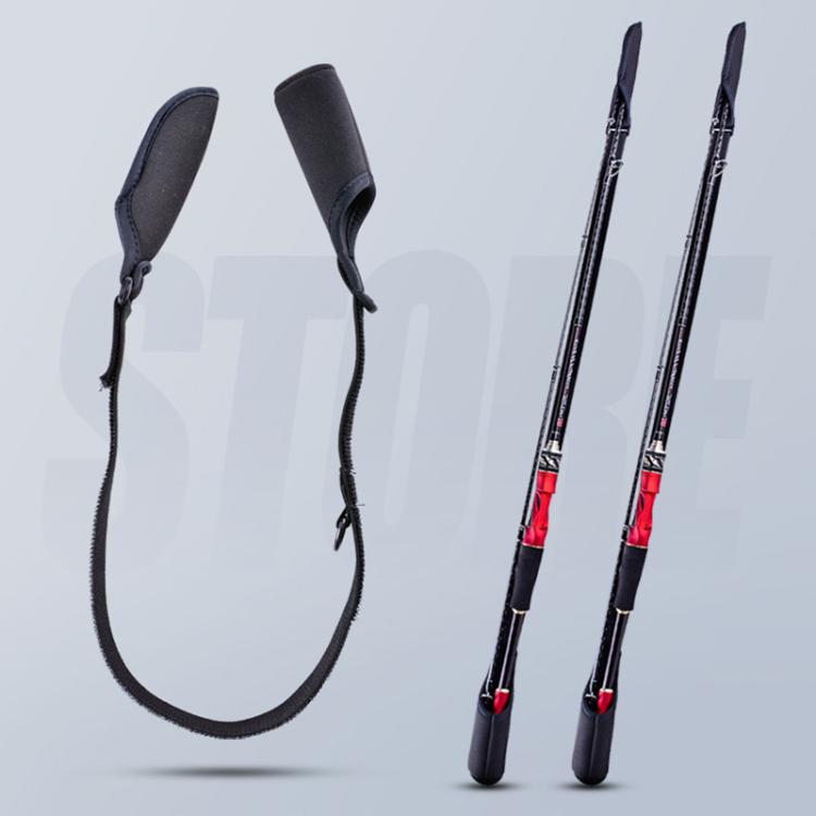 Adjustable High-elastic Fishing Rod Strap Lure Rod Strap Fishing Rod Protective Cover, Spec: 59-130cm with Straps by bashfashion