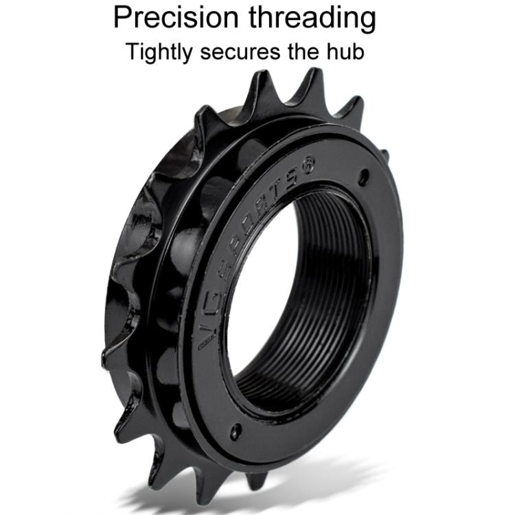 VG SPORTS Stroller Scooter Bicycle Single Speed Flywheel, Style: 20T Silver by bashfashion