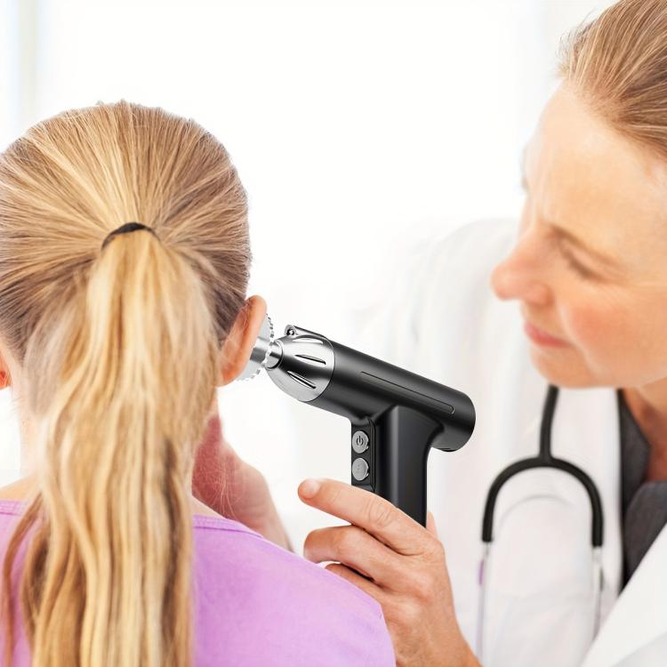 LED Light Low-noise and High-endurance Ear Cleaner Rechargeable Earwax Remover(Blue) by bashfashion