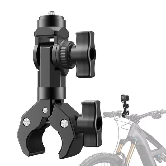 Camera Clip Motorcycle Bicycle Handlebar Crab Clamp For Sports Camera With Adapter by bashfashion