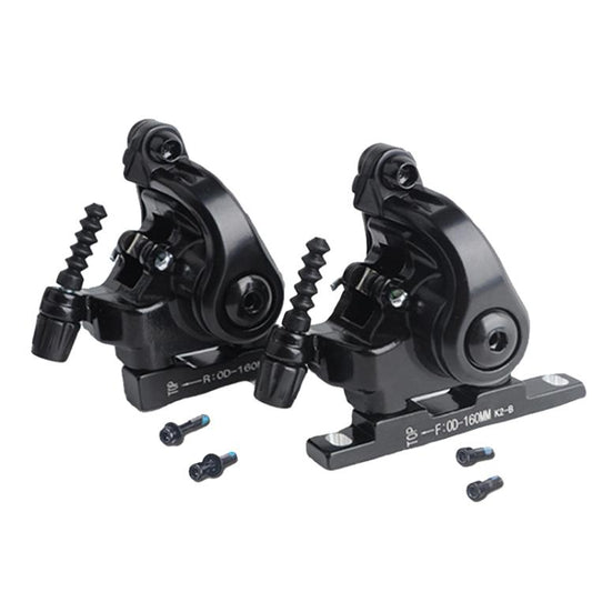 RACEWORK RK563 160mm Road Bike Disc Brake Flat Mount Mechanical Dual Side Actuation Caliper(1pair) by RACEWORK