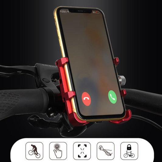 ENLEE E-300 Bicycle Cell Phone Holder Cycling Shockproof Navigation Mount(Black) by ENLEE